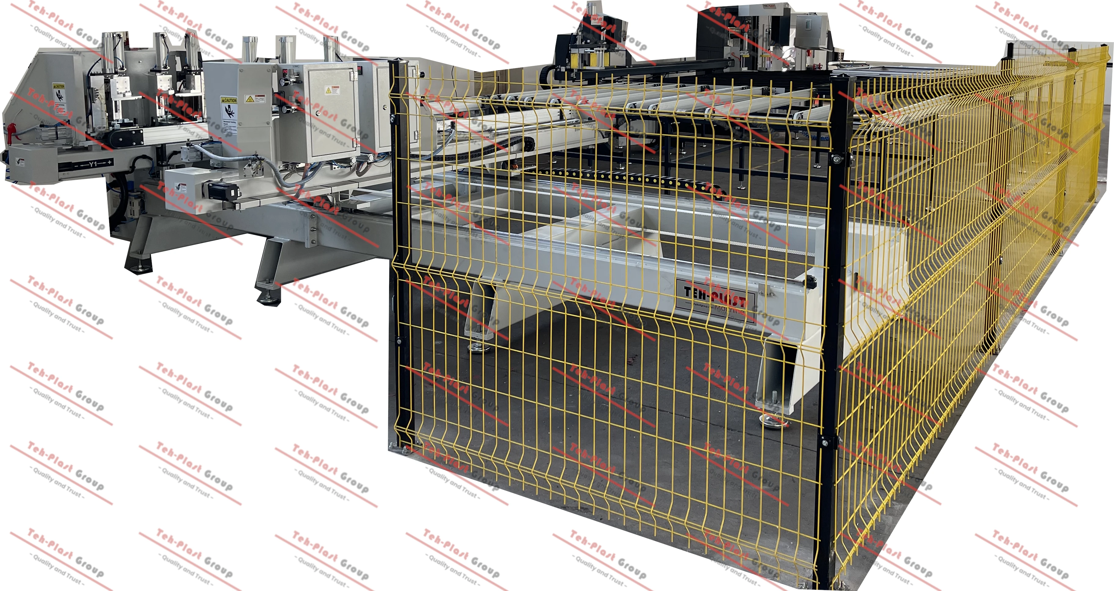 Профессиональный четырехголовочный сварочный аппарат