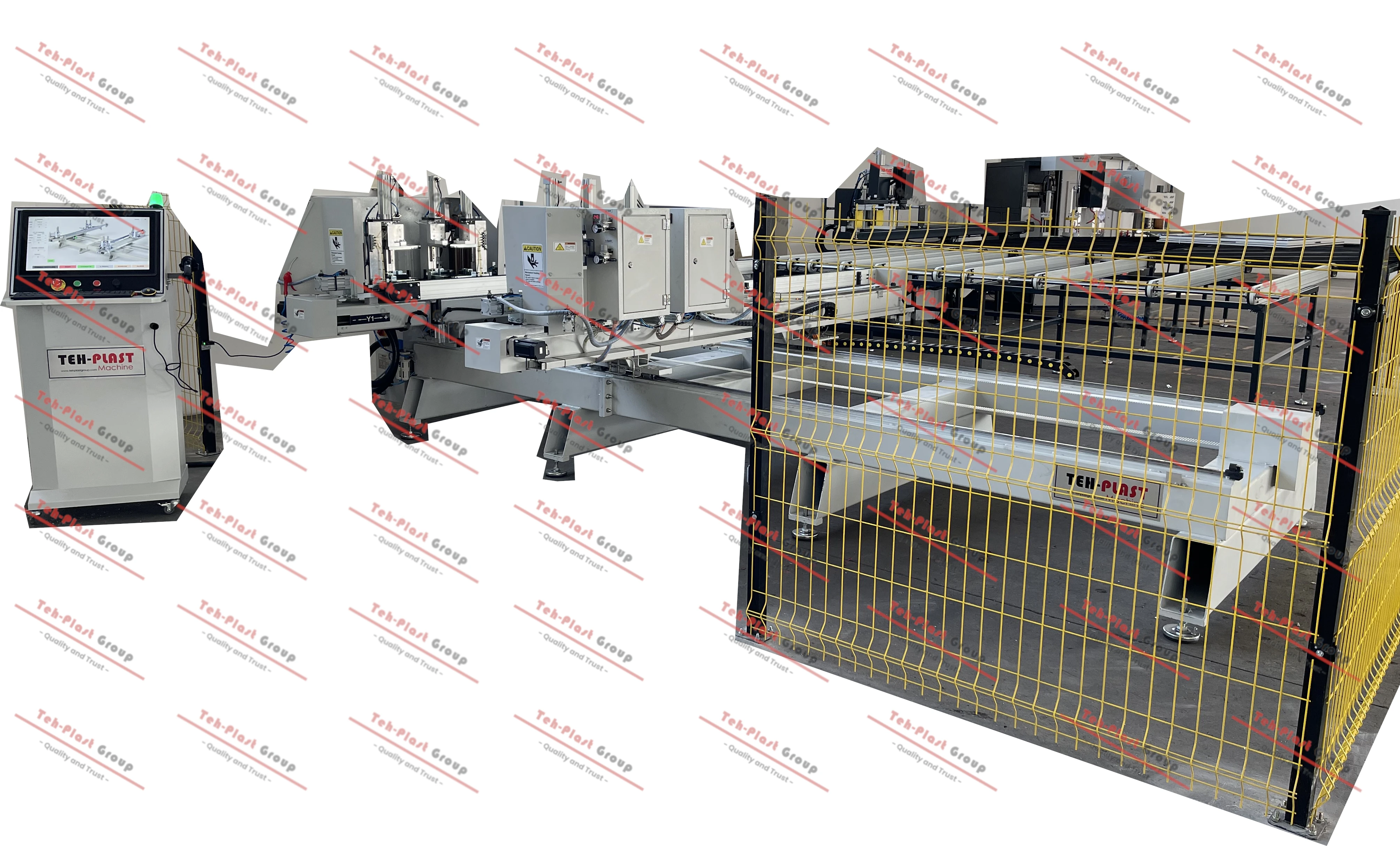 Профессиональный четырехголовочный сварочный аппарат